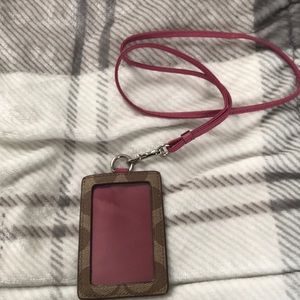 Coach lanyard